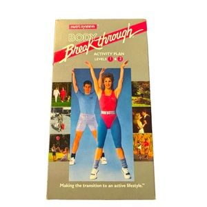 Vintage/Retro Exercise/Workout VHS Tape: “Nutri/System Body Break Through.”